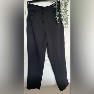 Wilfred Black Buttoned Trousers